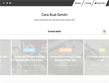 Tablet Screenshot of carabuatsendiri.com